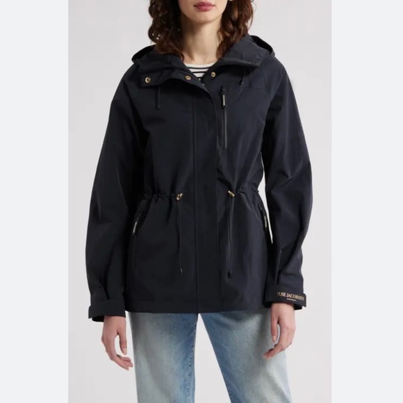 Ilse Jacobsen Sz 8 Blue Rainvision Waterproof Hooded Raincoat Jacket - Picture 1 of 10